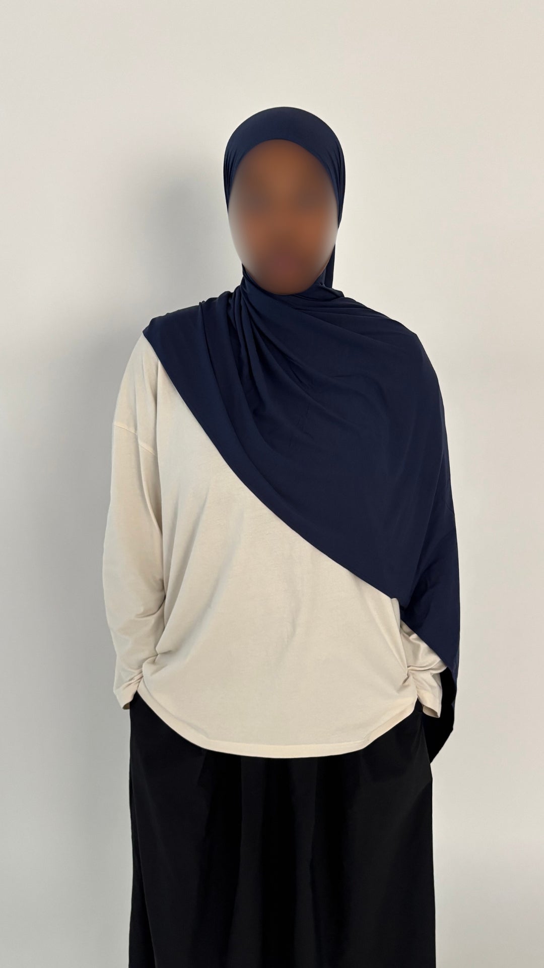 Jersey bamboo bleu nuit