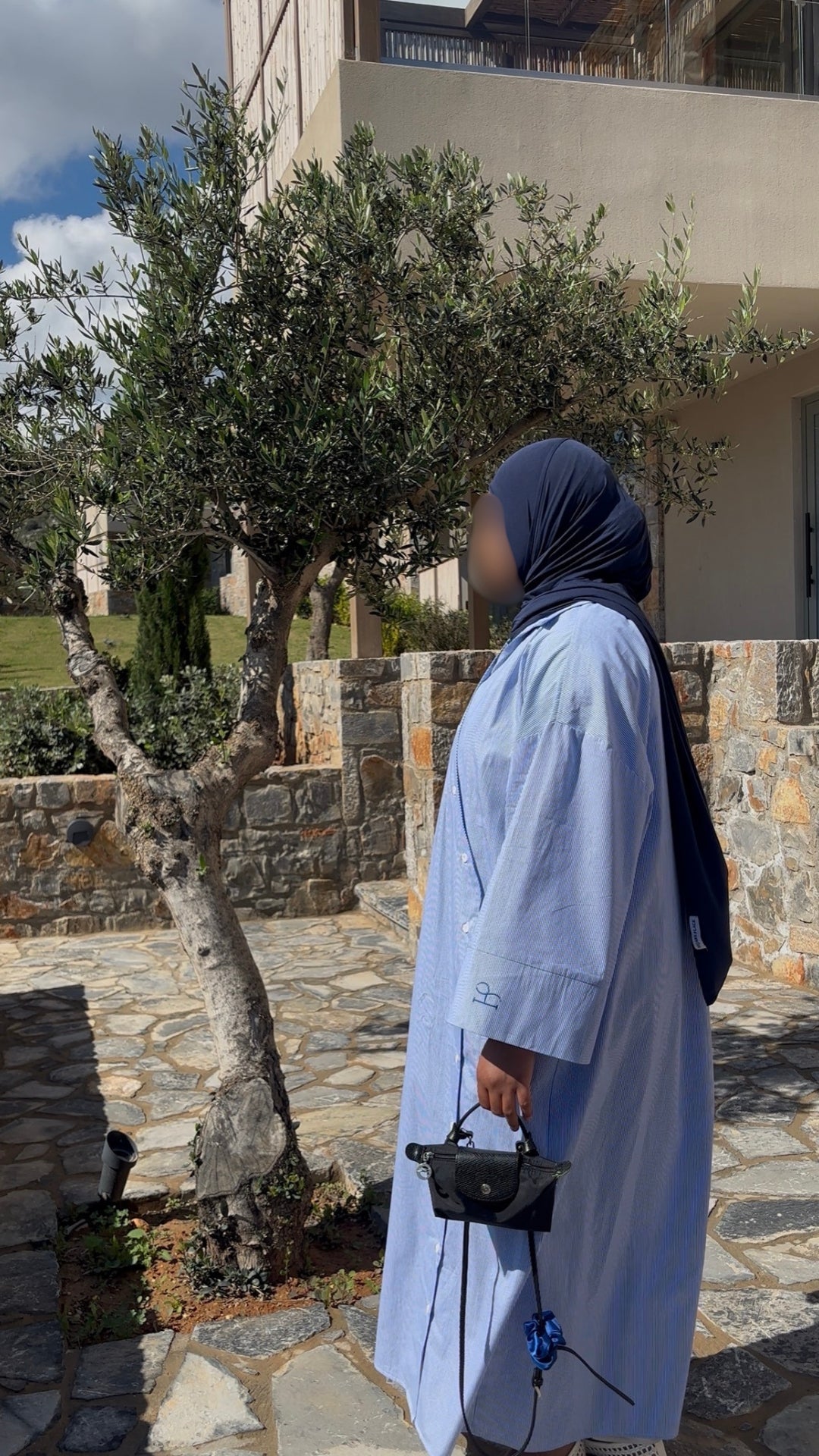 Robe Anwar bleu