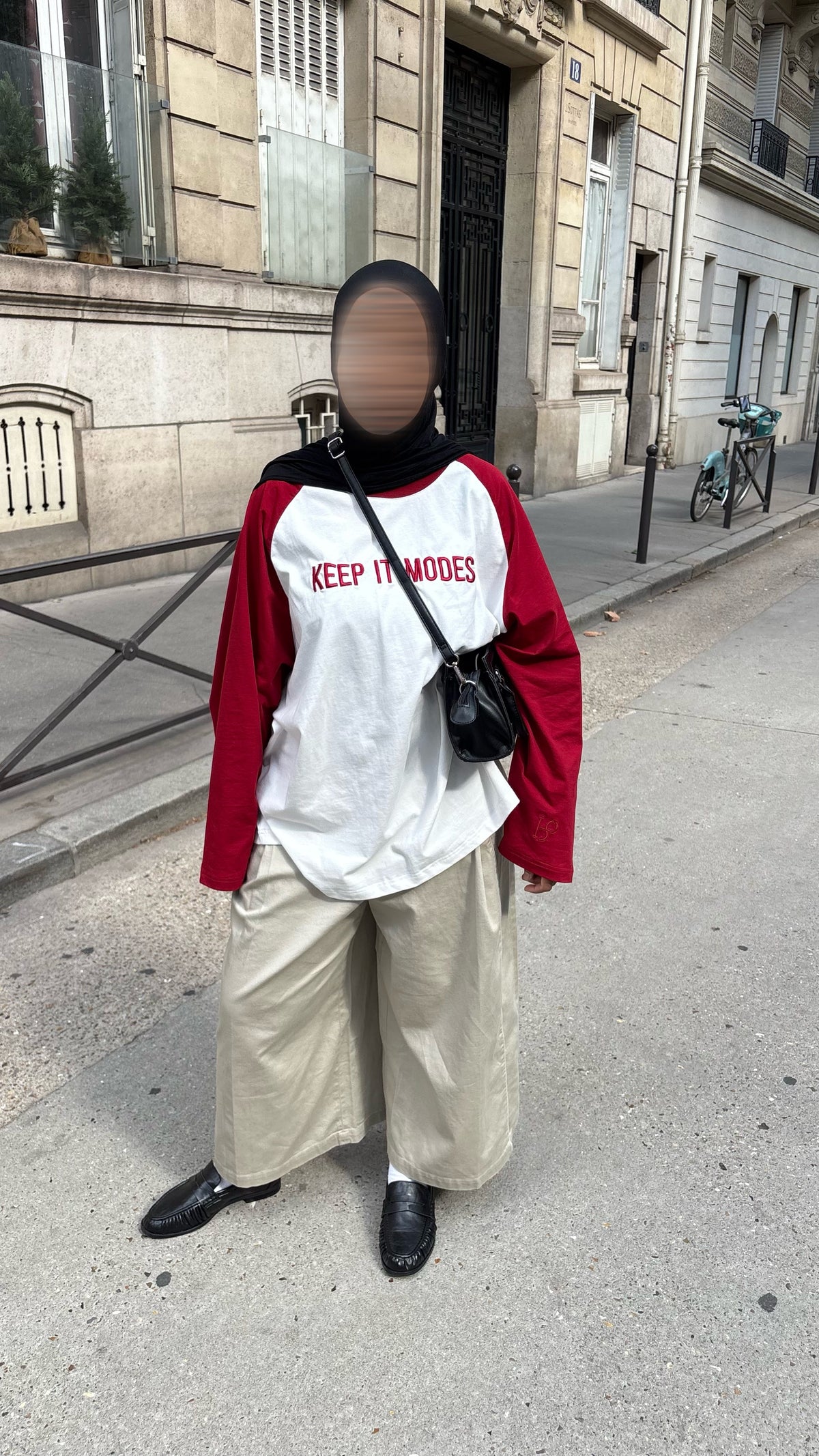 Haut keep it modest rouge