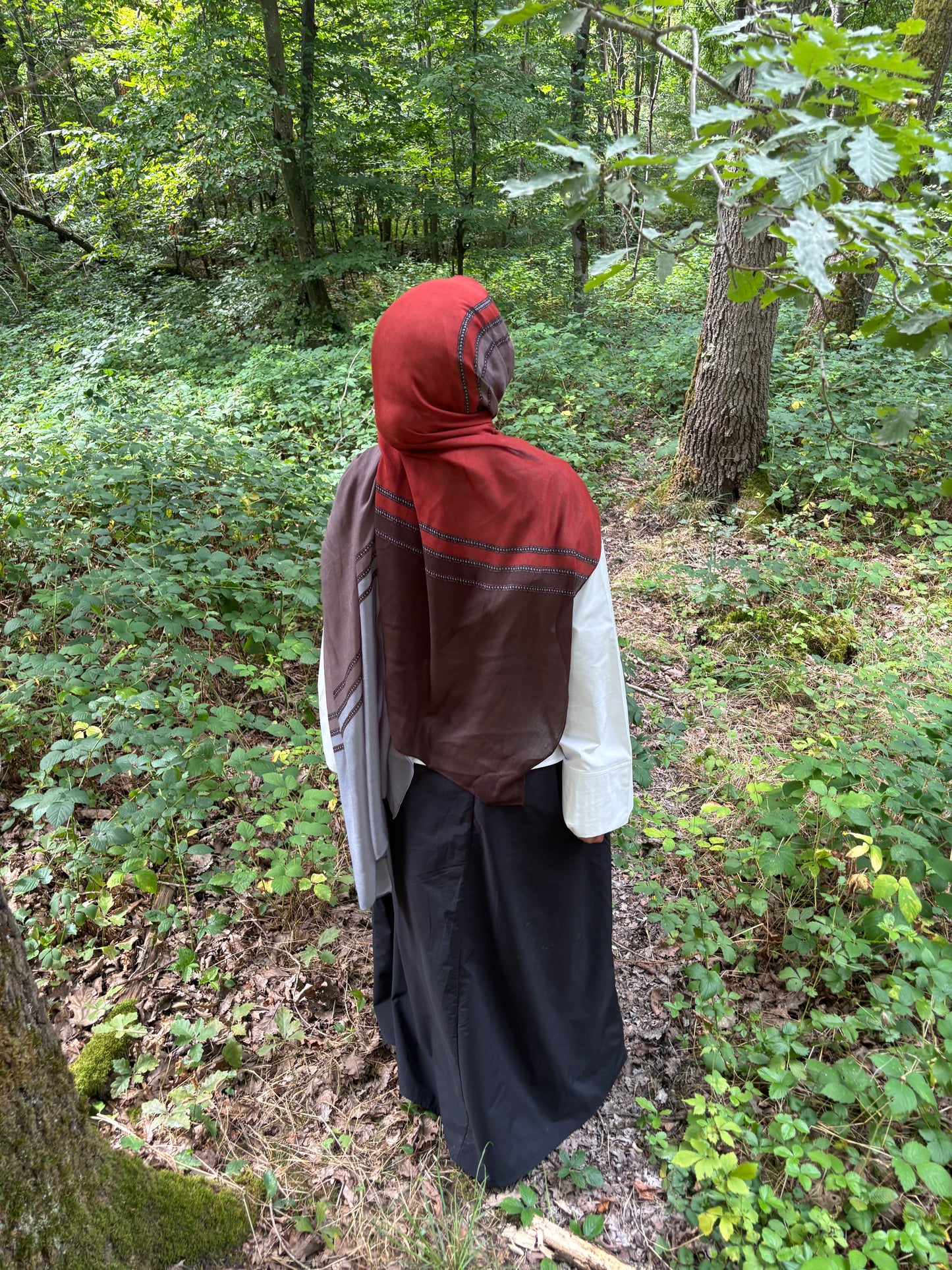 Hijab modal imprimé