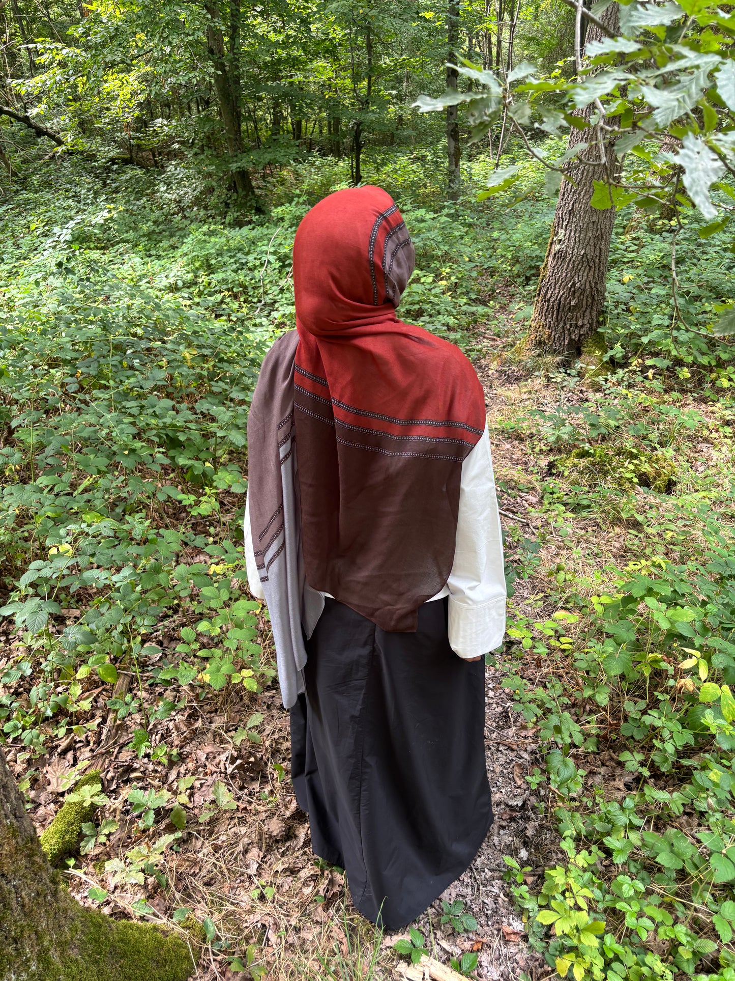 Hijab modal imprimé