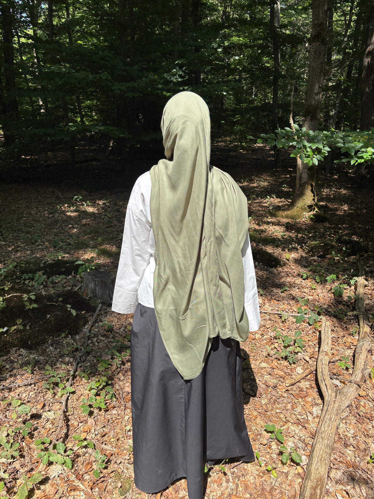 Hijab modal vert
