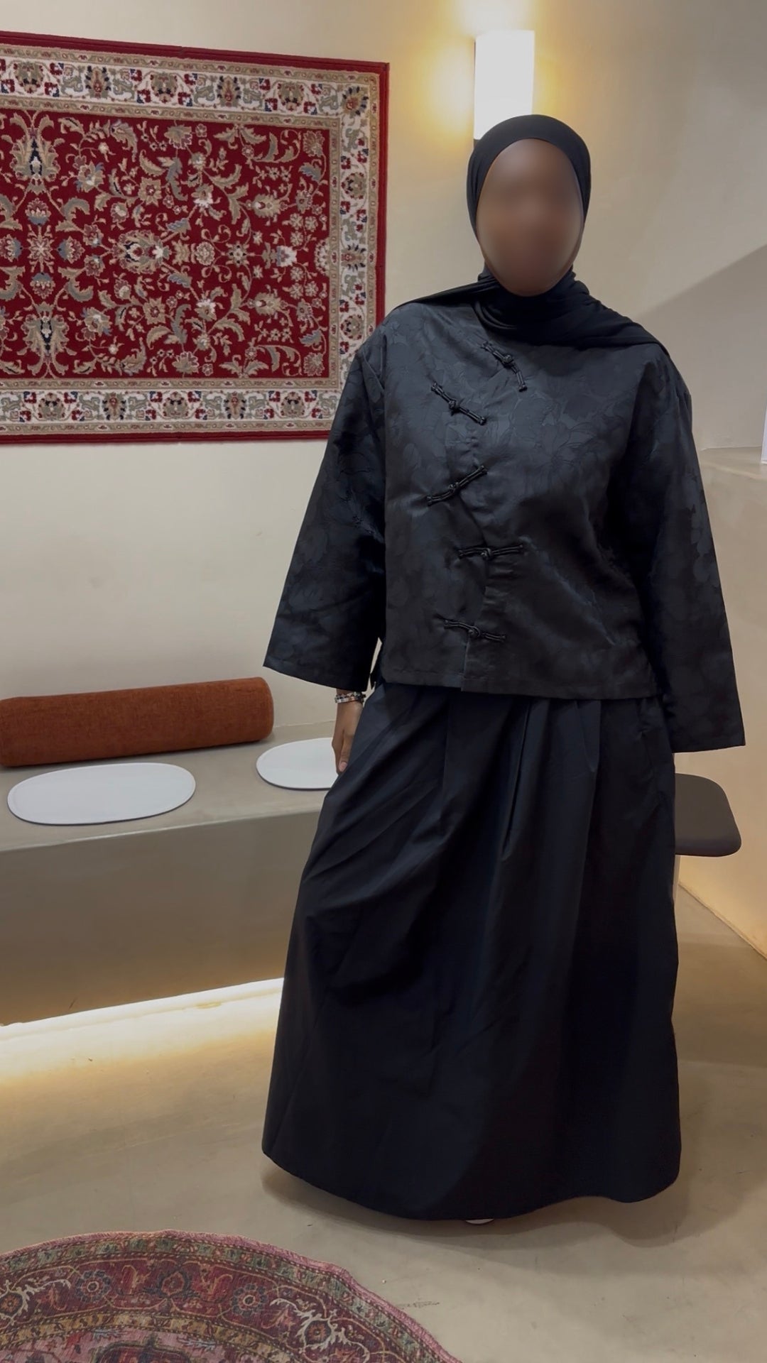 Jupe Alwaha noir - imperméable
