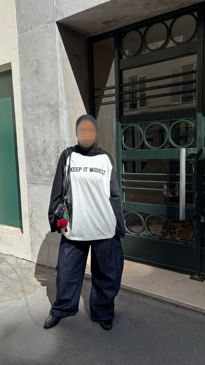 Haut keep it modest noir