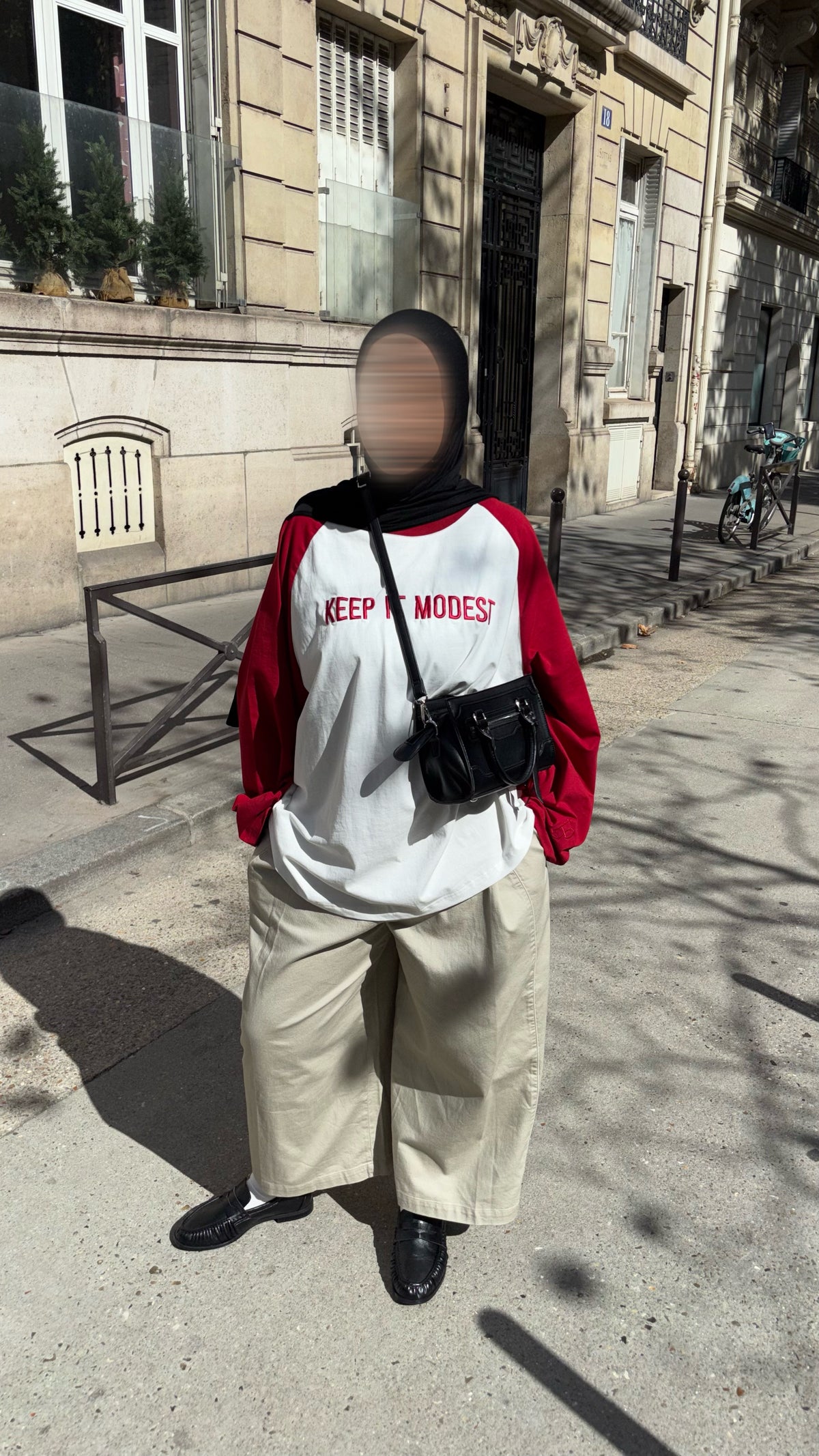Haut keep it modest rouge