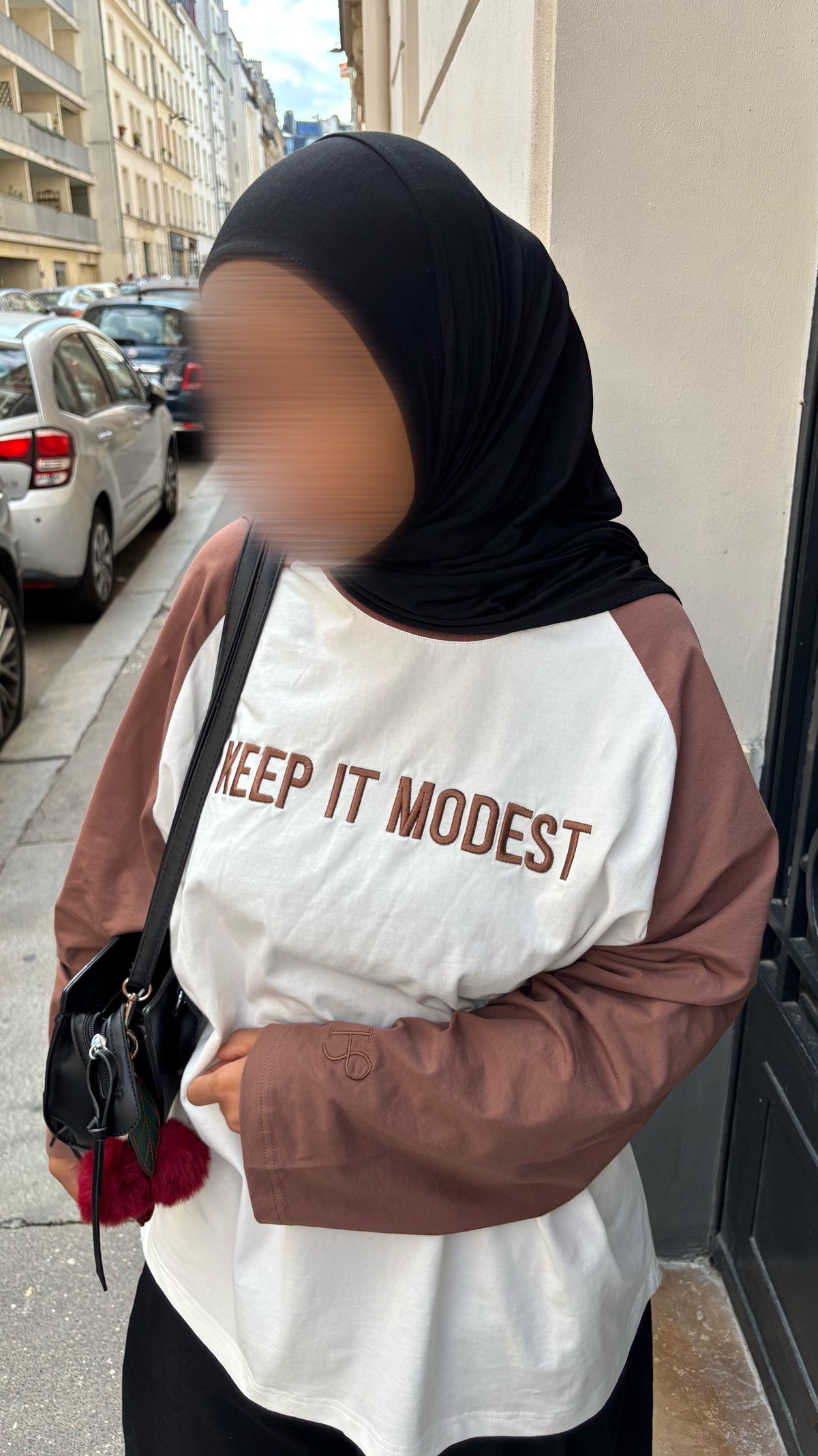 Haut keep it modest marron