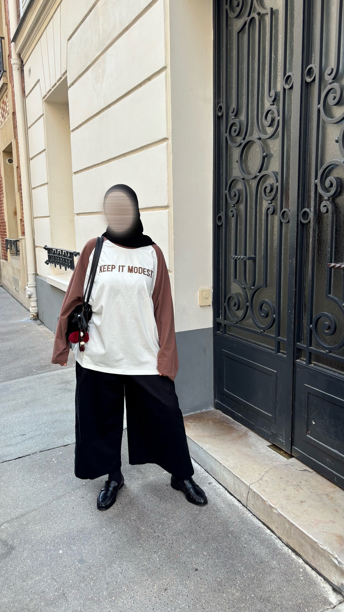 Haut keep it modest marron