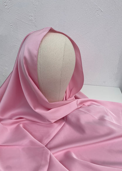 Hijab satin rose