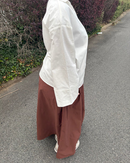 Jupe Alwaha marron
