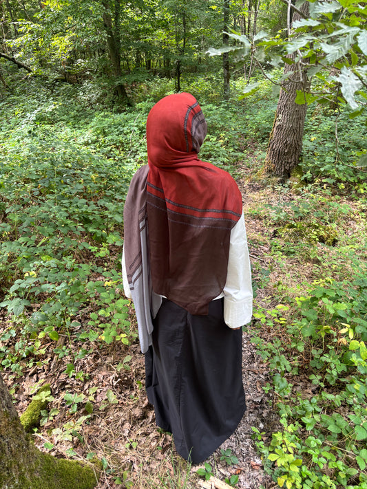 Hijab modal imprimé
