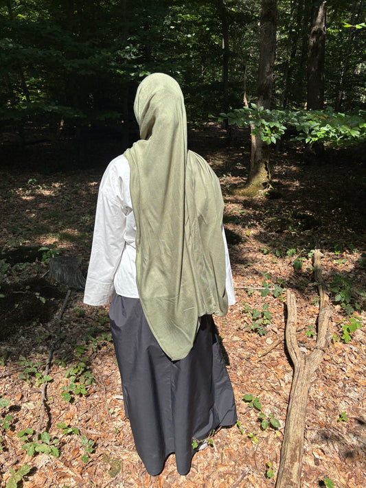 Hijab modal vert