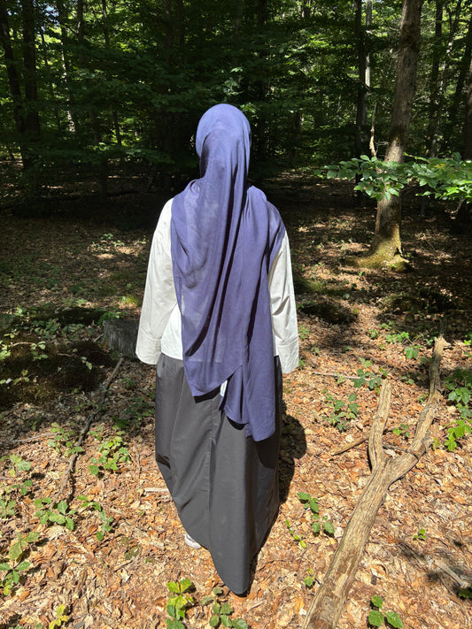 Hijab modal bleu nuit