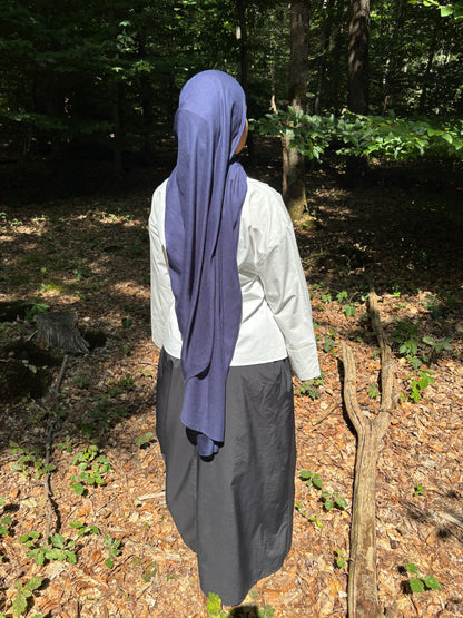 Hijab modal bleu nuit