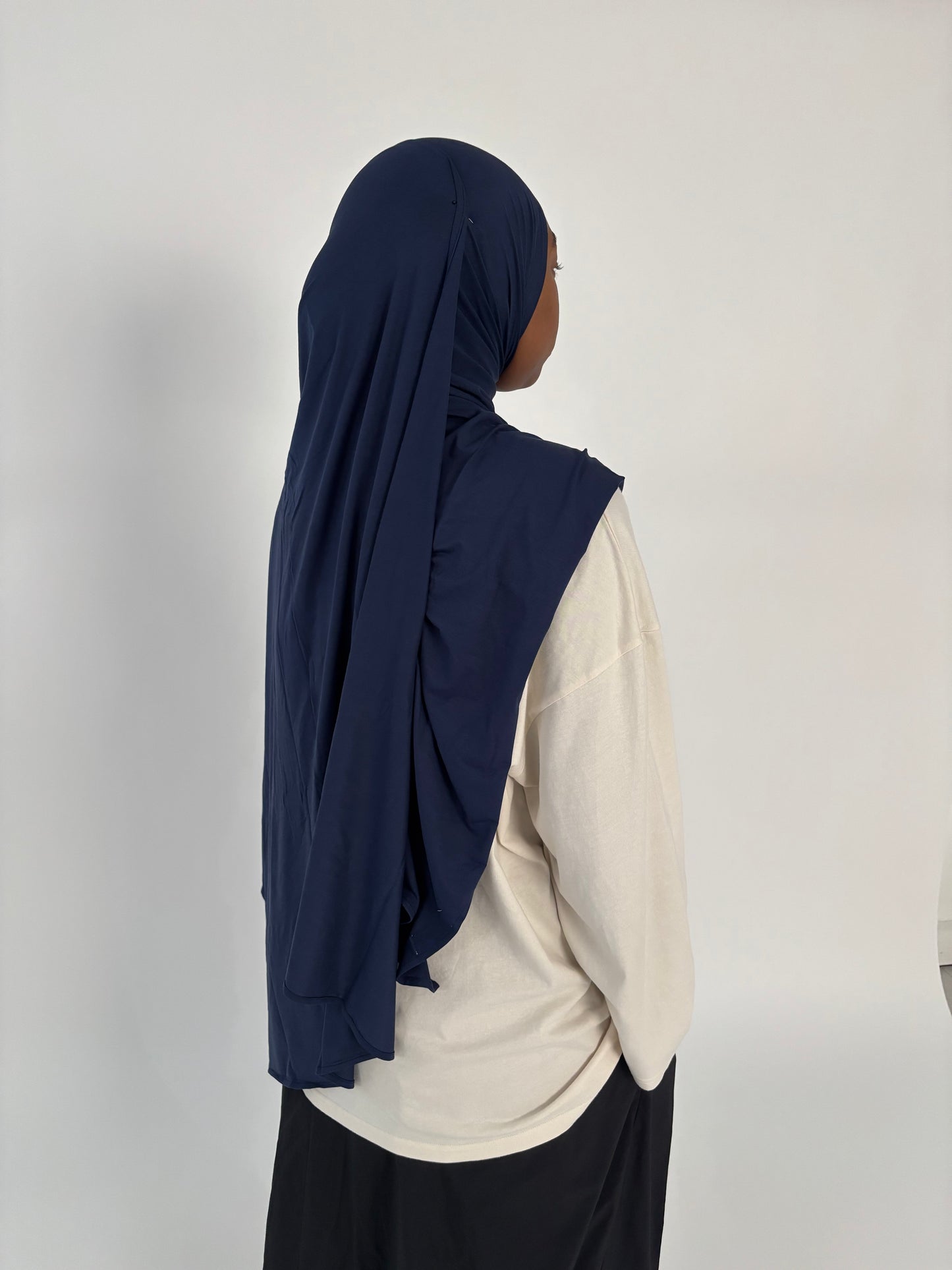 Jersey bamboo bleu nuit