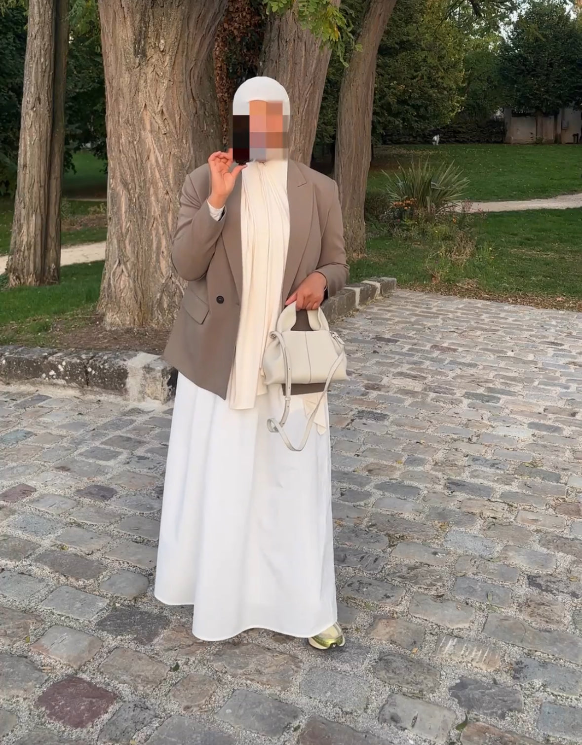 Jupe Alwaha blanche (imperméable)