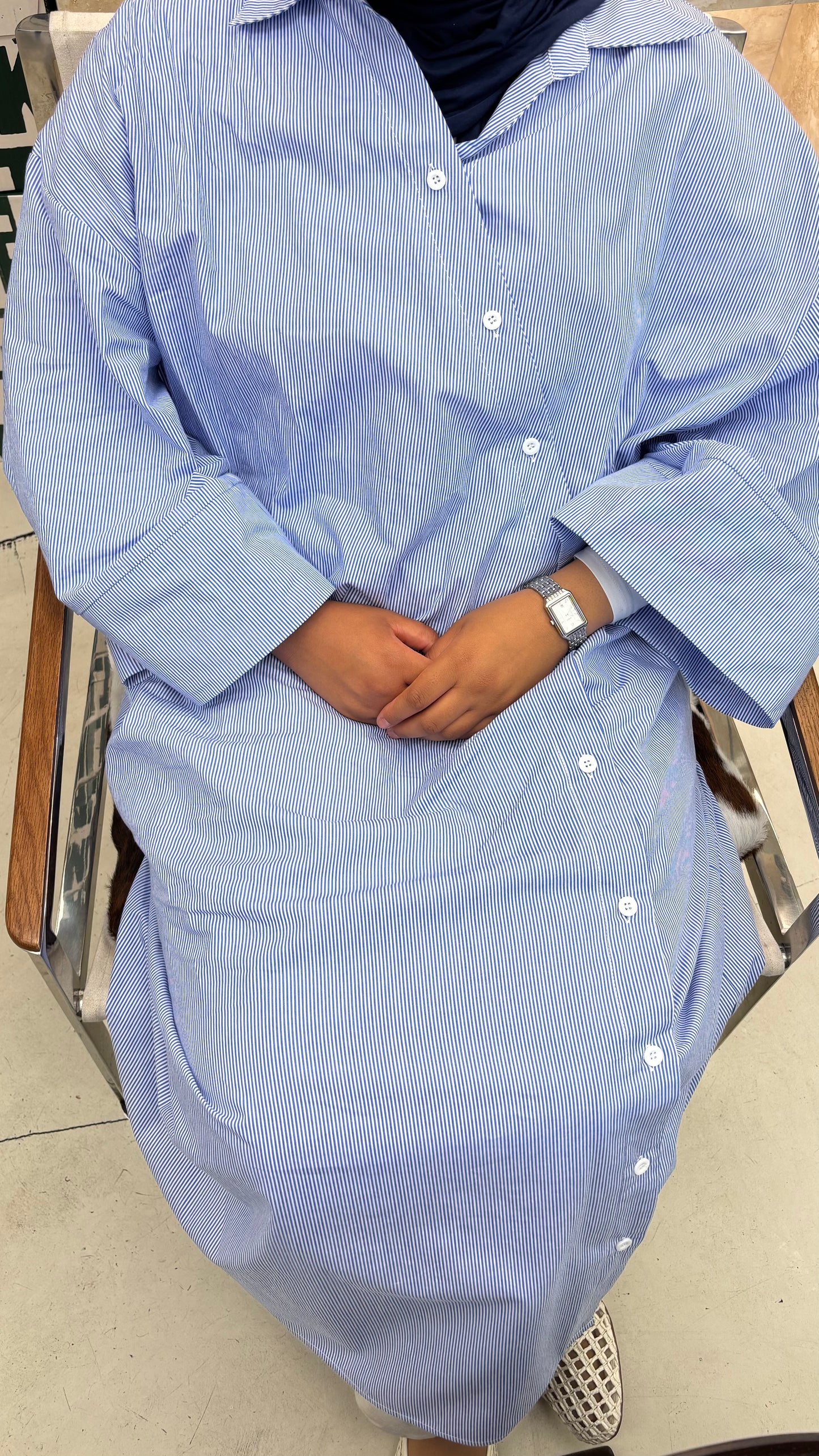 Robe Anwar bleu